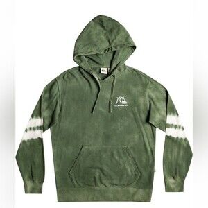 Quiksilver NWT Men's Engineered Organic Cotton Tie Dye Hoodie Sweatshirt S